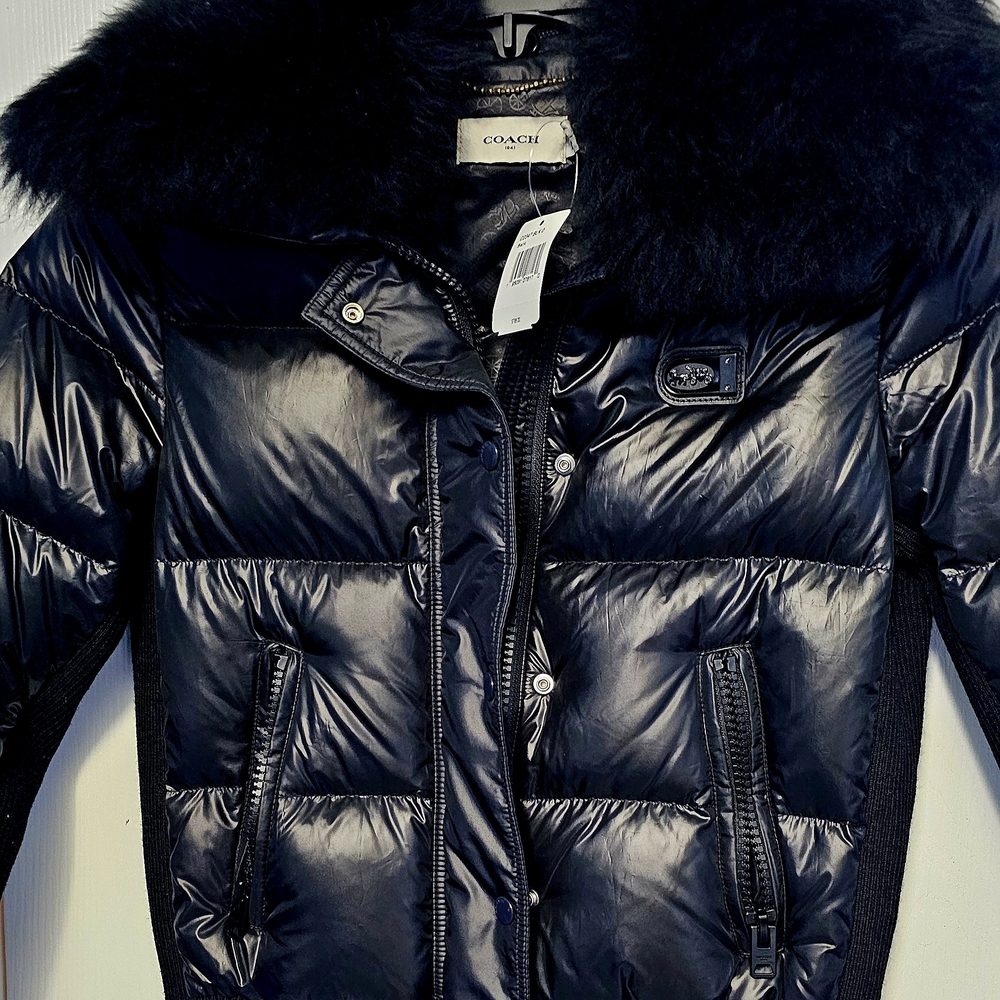 Coach Women's Midnight Puffer Coat